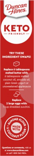 Duncan Hines® Keto Friendly Chewy Fudge Brownie Mix Perspective: left