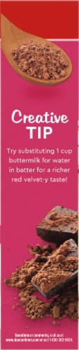 Duncan Hines® Perfectly Moist Red Velvet Cake Mix Perspective: left