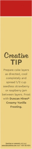 Duncan Hines® Signature Perfectly Moist French Vanilla Cake Mix Perspective: left