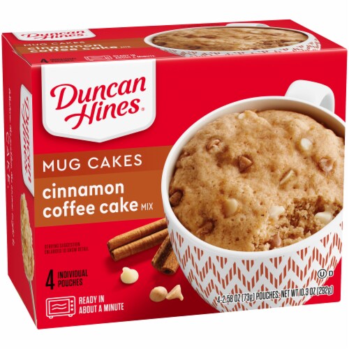 Duncan Hines Mug Cakes Cinnamon Coffee Cake Mix Perspective: left