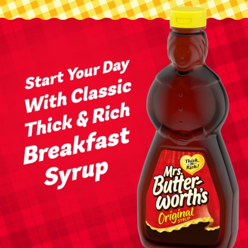 Mrs. Butterworth's® Original Pancake Syrup Perspective: left