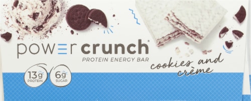 Power Crunch® Cookies and Creme Protein Energy Bar Perspective: left