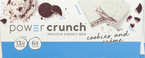 Power Crunch® Cookies and Creme Protein Energy Bar Perspective: left