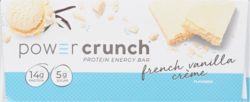 Power Crunch® French Vanilla Creme Protein Energy Bar Perspective: left