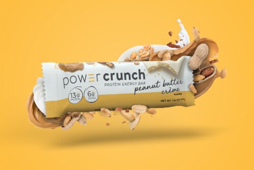 Power Crunch® Peanut Butter Creme Protein Energy Bar Perspective: left