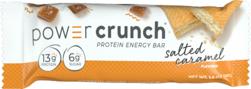 Power Crunch Salted Caramel Protein Energy Bars Perspective: left
