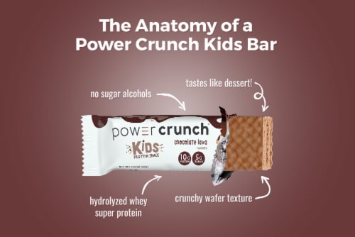 Power Crunch® Kids Snap Stick Chocolate Lava Protein Snack Perspective: left