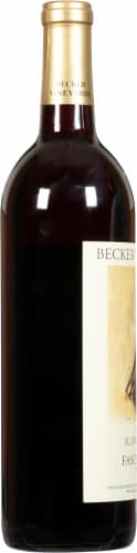 Becker Vineyards Iconoclast Fascination Red Blend Texas Wine Perspective: left