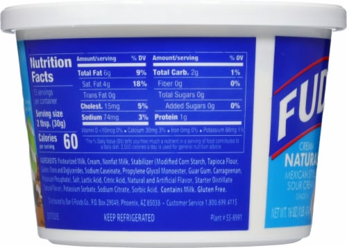 FUD® Crema Natural Mexican Style Sour Cream Perspective: left