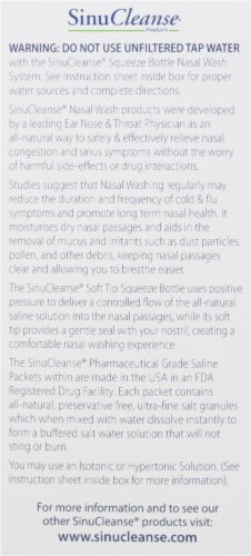 SinuCleanse Squeeze Nasal Wash Kit Perspective: left