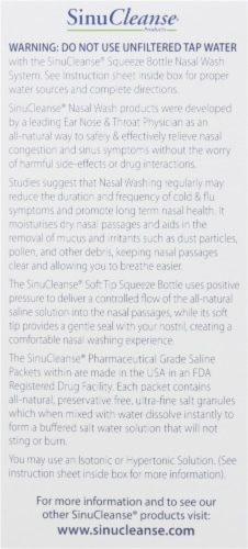 SinuCleanse Squeeze Nasal Wash Kit Perspective: left