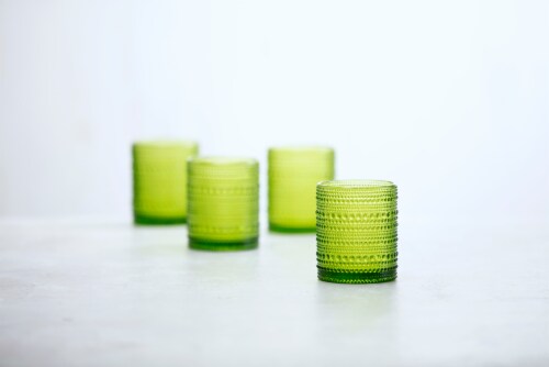 FORTESSA D&V Jupiter Double Old-Fashioned Glasses - 6 Pack - Fern Perspective: left