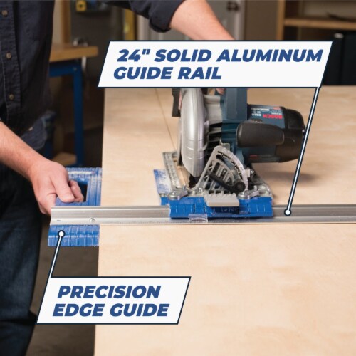 Kreg Rip-Cut Aluminum Circular Saw Guide KMA2685 Perspective: left