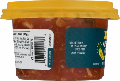 Garden Fresh Gourmet® Mild Artichoke Garlic Salsa Perspective: left