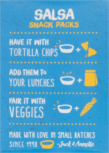 Jack's Special Medium Salsa Snack Pack Perspective: left