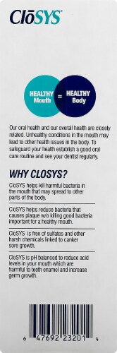 CloSYS Unflavored Ultra Sensitive Oral Rinse Perspective: left