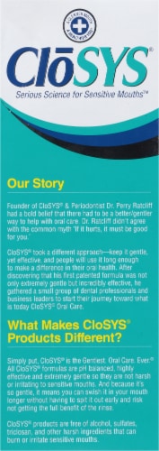 CloSYS® Gentle Mint Oral Rinse Perspective: left