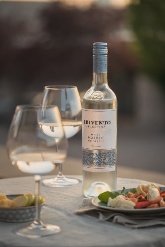 Trivento Malbec Argentina White Wine Perspective: left
