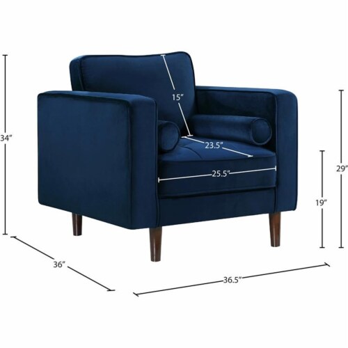 Meridian Furniture Emily Velvet Chair Meridian Furniture Emily Velvet Chair