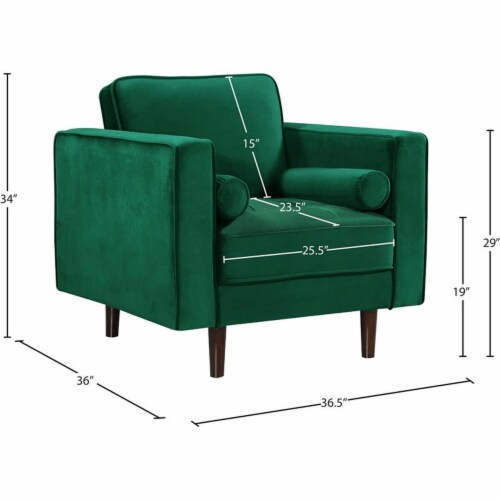 Meridian Furniture Emily Velvet Chair Meridian Furniture Emily Velvet Chair