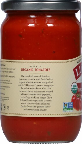 Lucini® Italia Organic Spicy Tuscan Tomato Sauce Perspective: left