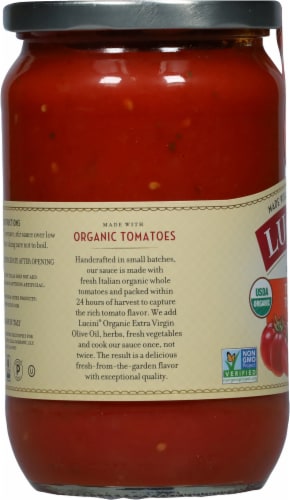 Lucini® Italia Organic Tuscan Tomato Sauce Perspective: left
