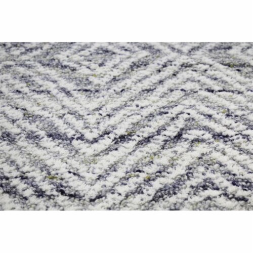Bashian Verona Naana 3'6  x 5'6  Area Rug in Blue Perspective: left