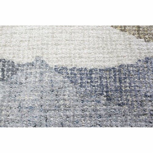 Bashian L124-MULTI-4X6-LM103 3 ft. 6 in. x 5 ft. 6 in. Luminous Collection Contemporary Visco Perspective: left
