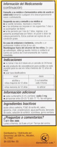 Tukol Adult X-Pecto Honey Cough & Cold Suppressant Expectorant & Decongestant Liquid Perspective: left