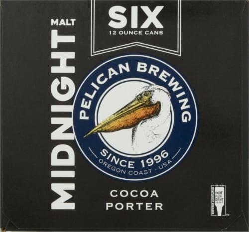 Pelican Brewing Company Midnight Malt Cocoa Porter Beer Perspective: left