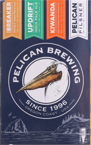 Pelican Brewing Company Mixed Beer Perspective: left
