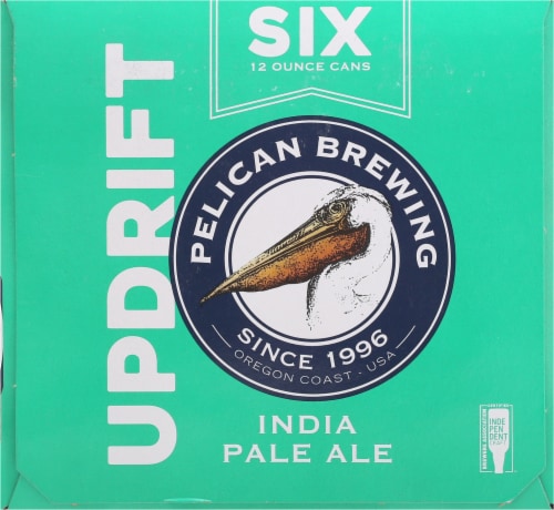 Pelican Brewing Company Updrift IPA Beer Perspective: left