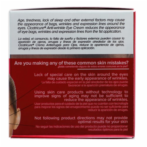 Cicatricure Anti Wrinkle Eye Cream Perspective: left
