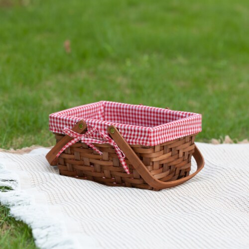 Small picnic basket discount