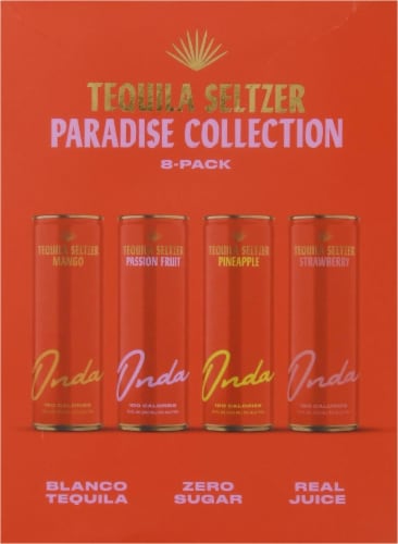 Onda Paradise Collection Tequila Hard Seltzer Variety Pack Perspective: left