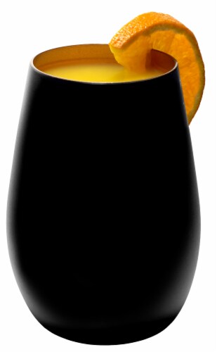 Stolzle Lausitz Olympia Tumbler - Matte Black/Bronze Perspective: left