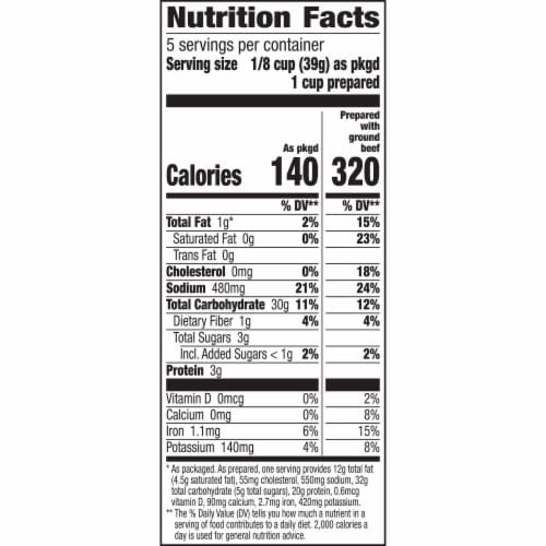 Hamburger Helper® Old El Paso Cheesy Enchilada Pasta Perspective: left