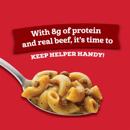 Hamburger Helper Beef Pasta Microwave Cup Perspective: left