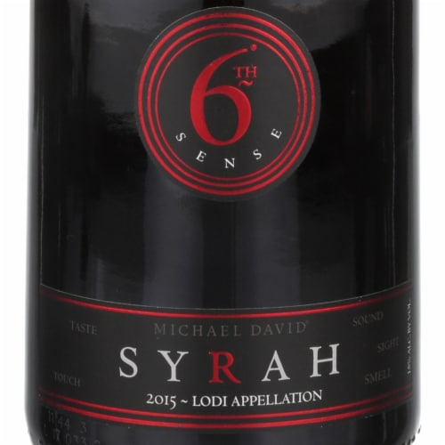 Sixth Sense Syrah California Red Wine Perspective: left