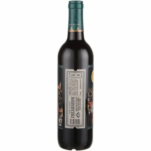 Freakshow Zinfandel California Red Wine Perspective: left