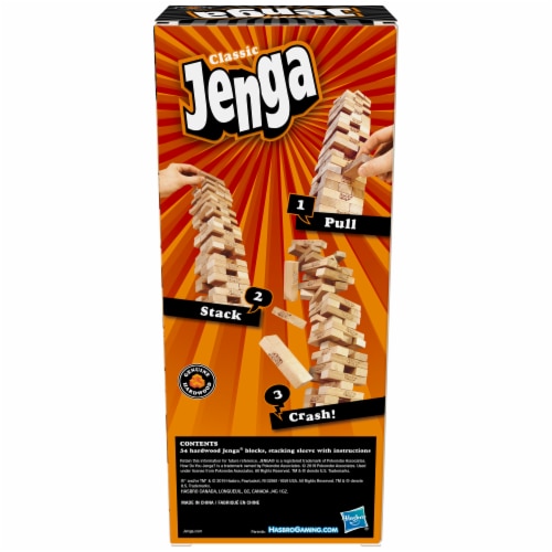 Hasbro Classic Jenga Game Perspective: left