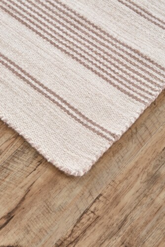 Feizy Rugs Duprine Eco-Friendly PET Outdoor Area Rug - Mushroom Gray Perspective: left