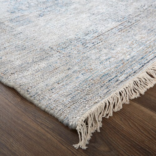 Feizy Rugs Caldwell Vintage Space Dyed Wool Area Rug - Natural Tan/Gray Perspective: left