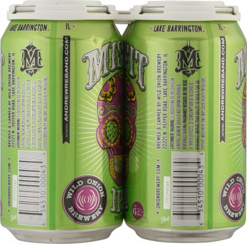 Wild Onion Brewery Misfit IPA Perspective: left