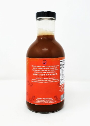 Two Brothers Coffee Roasters Masala Chai Tea Concentrate Perspective: left