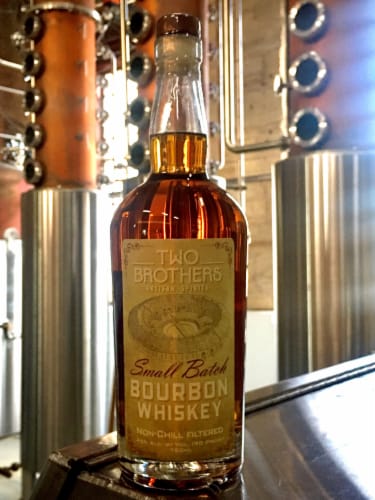Two Brothers Small Batch Bourbon Perspective: left