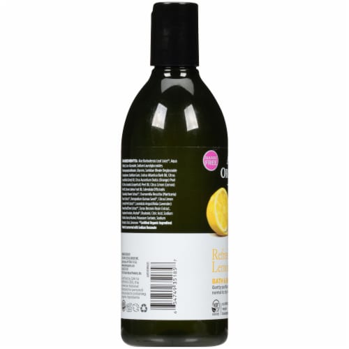 Avalon Organics Refreshing Lemon Bath & Shower Gel Perspective: left