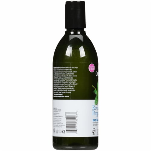Avalon Organics® Revitalizing Peppermint Bath and Shower Gel Perspective: left