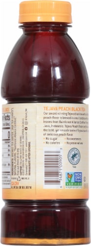 Tejava® Unsweetened Peach Black Tea Perspective: left