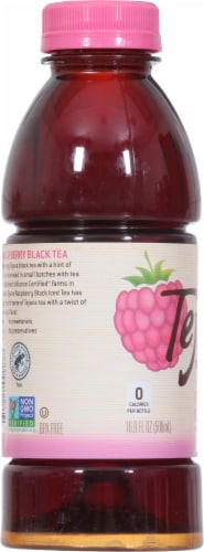 Tejava Unsweetened Raspberry Black Tea Perspective: left
